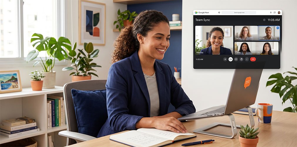 Treinamento online para entrevista de emprego via Google Meet com especialista da Resolve Comigo